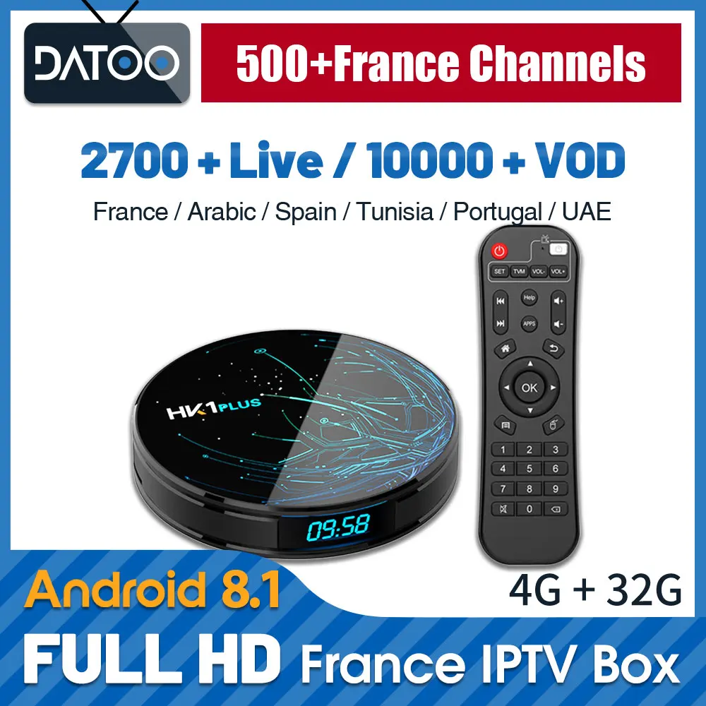 

HK1 Plus IPTV France Qatar Belgium IP TV Full HD French Arabic Qatar Belgium IPTV Subscription Turkey Spain Portugal IPTV France