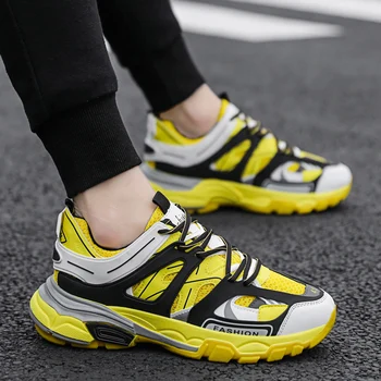 

2018 new Men Sport Running Shoes Lace-up Cushioning Man Sneakers Breathable Outdoor Walking Jogging Soft Trekking walking Shoes