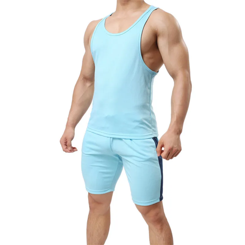 Лидер продаж брендовые пижамы летние модные однотонные без рукавов Мужская пижама жилет и брюки для девочек костюм Lounge одежда 4 цвета