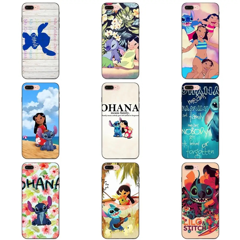 

Lilo Stich Ohana Newest Super Cute Phone Cases For Huawei Honor 5A 6A 6C 7A 7C 7X 8A 8C 8X 9 10 P8 P9 P10 P20 P30 Mini Lite Plus