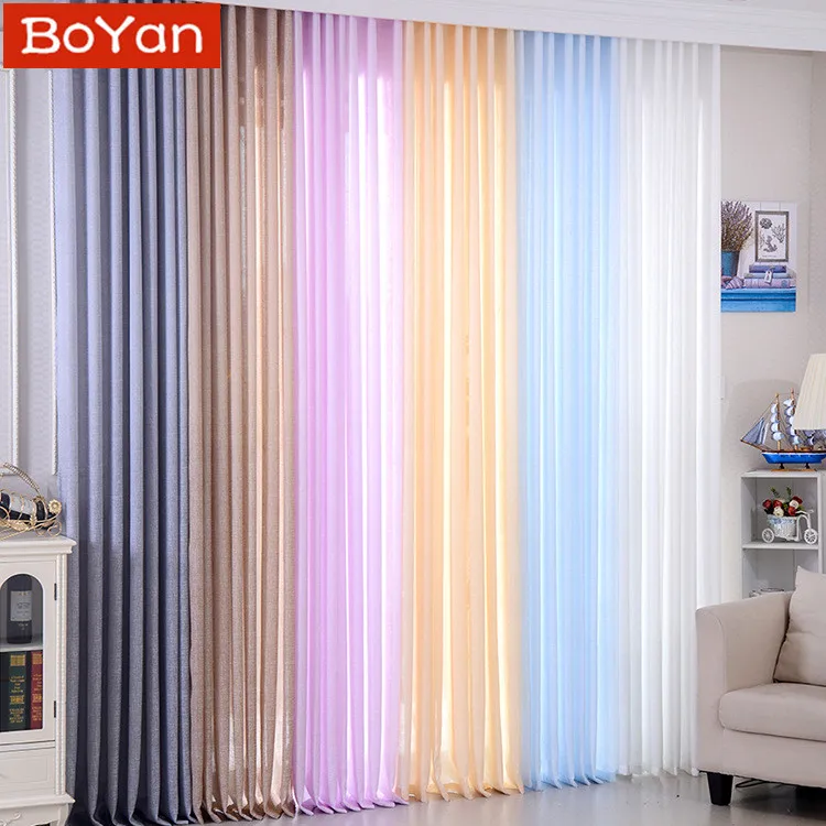 

Latest 6 Colors Jacquard Europe Purple Romantic Curtain Fabric Home Decoration Luxury Sheer Tulle for Living Room Cortinas Salon
