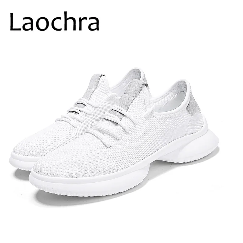 LAOCHRA Men Future Style Fashion Sneakers Lace-up Casual Shoes Breathable Air Mesh Flats For Males 2018 New Arrival | Обувь