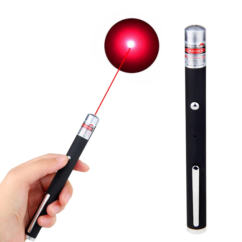 المدمج في بطارية قابلة للشحن الأحمر الليزر ضوء الليزر مؤشر قوة العسكرية مرئية 650nm مؤشر قلم شعاع ضوء مع USB خط