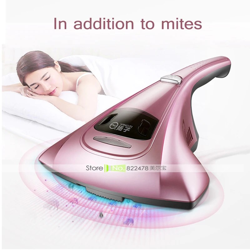 

JZ07/400W Rose Gold Hand-held Vacuum Cleaner UV Mite Removing Sterilizer/Dry Household/Deep Sterilization/Ultra Powerful Cleaner