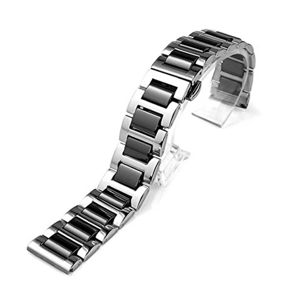 

Ceramics Stainless Steel Strap for Samsung Galaxy Watch 46mm/42mm/Active Bracelet for Samsung Gear S3 Watch Band Metal Belt