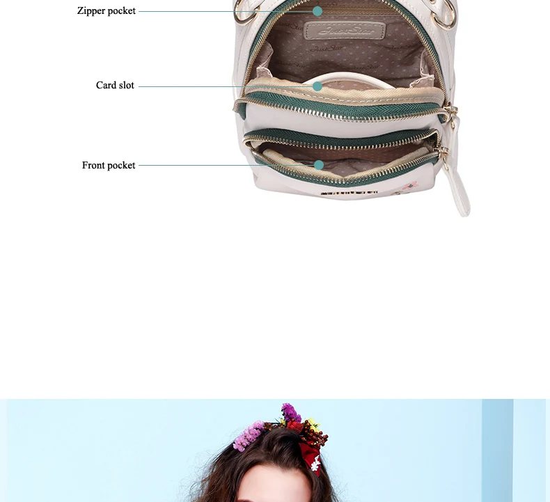 Just star women leather handbag 8