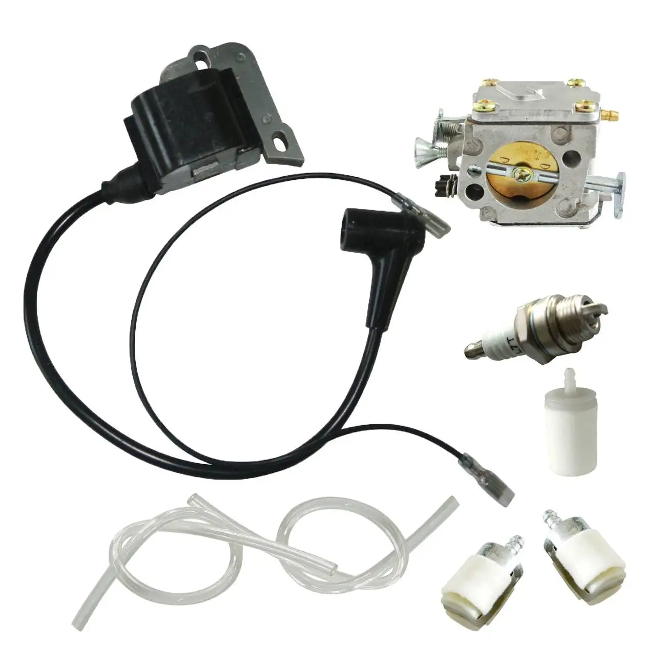 Ignition Coil with Carburetor For Husqvarna 50 51 55 254 257 261 262 XP