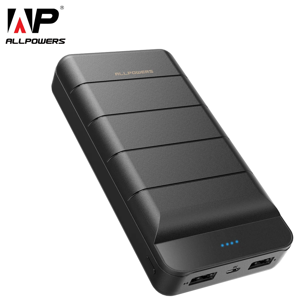 

ALLPOWERS Newest 25000mAh Power Bank External Battery Charger with Type C Fast charger & Dual USB Charging for Smartphone iphone