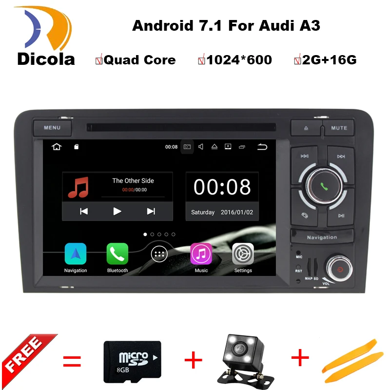 Quad Core Android 7 1 font b Car b font DVD CD player font b GPS
