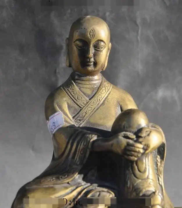 Китайский буддийский Jizo Ksitigarbha Bodhisattva Hades лидер статуя Будды|statues gods|buddha headstatue of