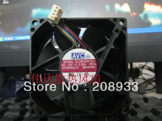 

For AVC 8025 chassis fan 8cm fan DL08025R12U