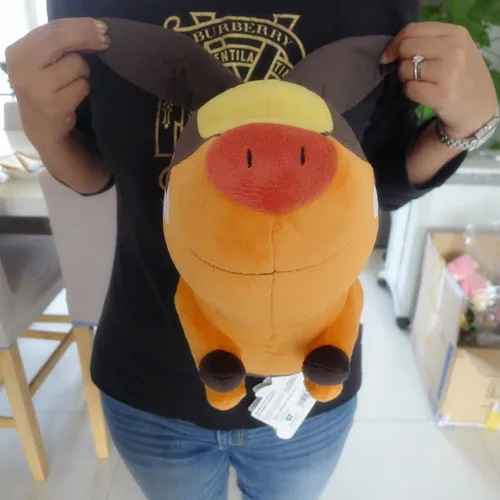 Мягкая Плюшевая Кукла Geniune Takara Tomy Pokemon Go 15 &quot/40 см большой размер Tepig игрушка с