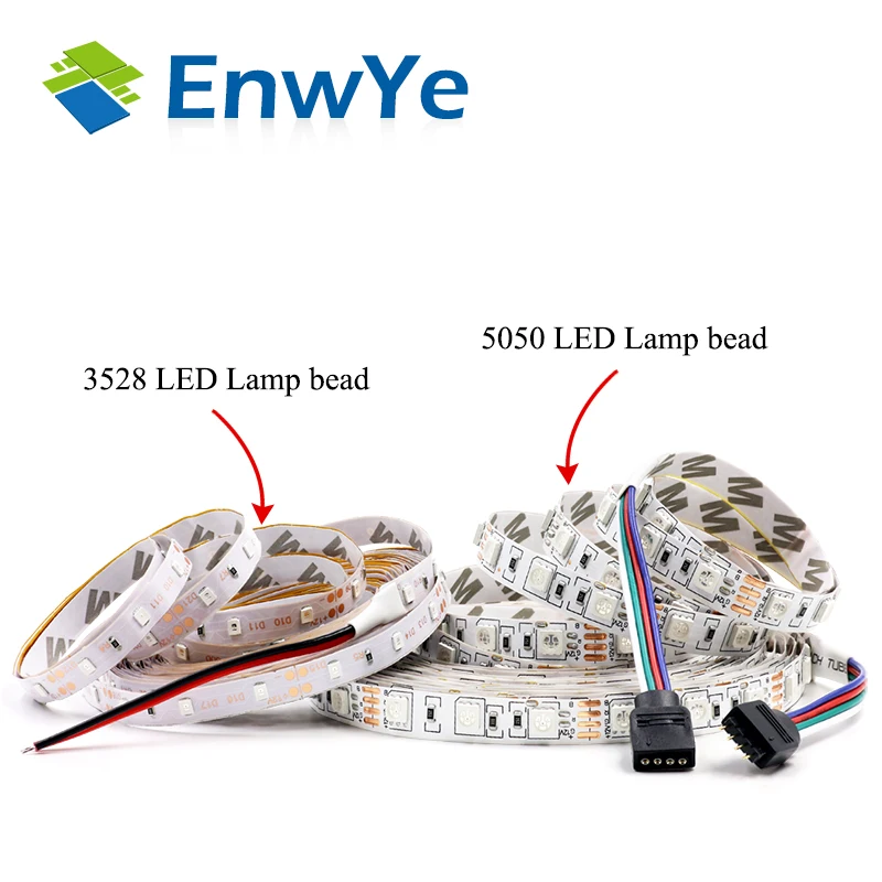 Hot sale 5M 300Leds Non-waterproof RGB Led Strip Light 3528 DC12V 60Leds/M Fiexble Light Led Ribbon Tape Home Decoration Lamp