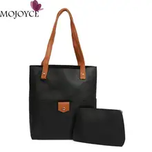 2 pçs/set Elegante Bolsa para Mulheres Meninas PU de Couro Composite Bolsa de Ombro Sacos de Embreagem com Saco Crossbody Bolsa Feminina Nova