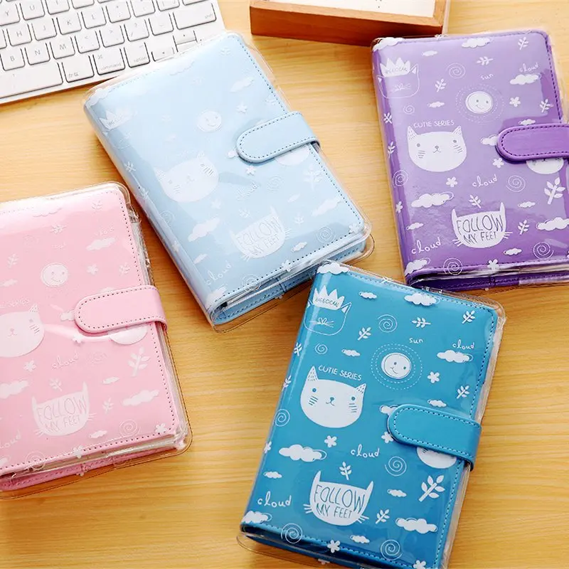 Cute Korean Stationery Macaron Planner Hand books Spiral Loose Leaf A6