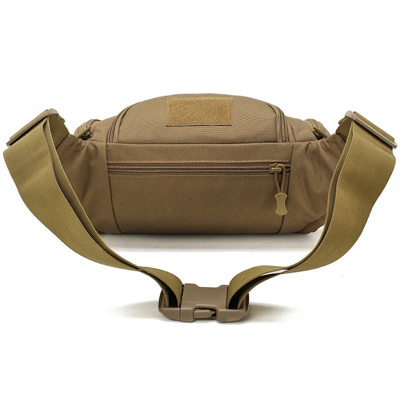 

Hot Tactical Bag Multiple Pockets Zipper Open Outdoor Waist Bag with Adjustable Strap for Camping MCK99