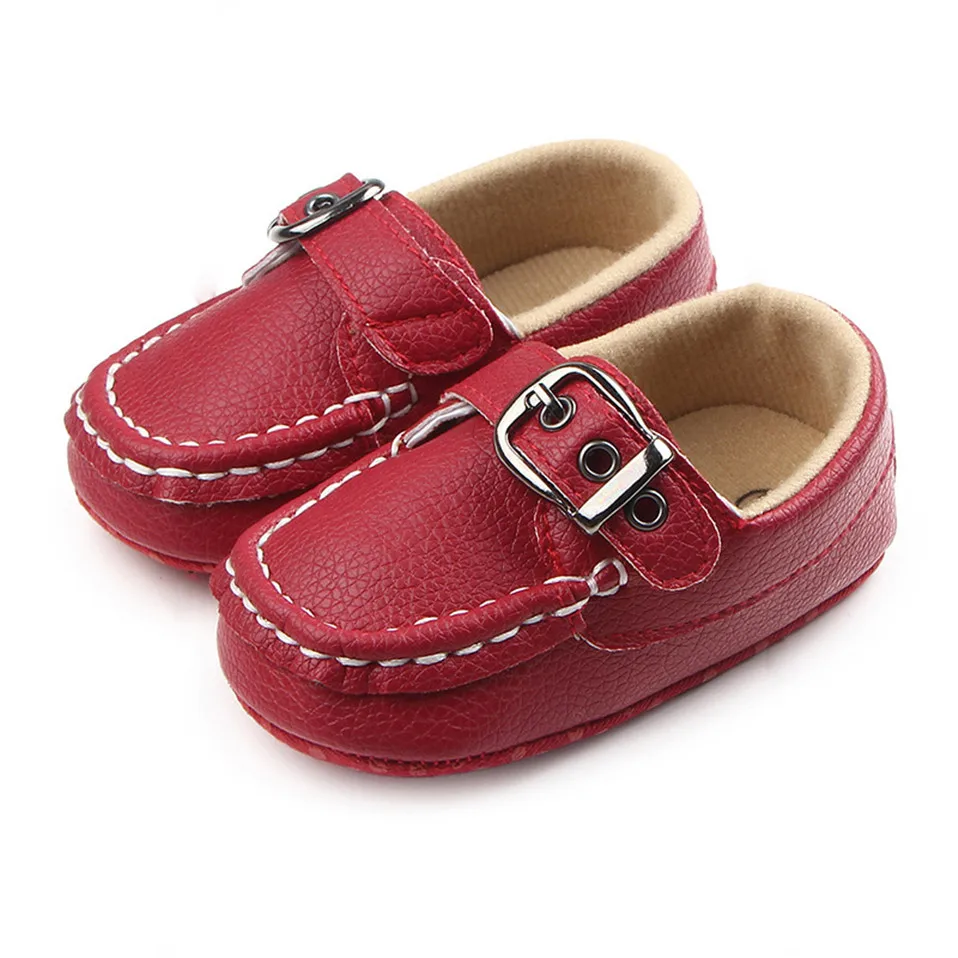 Детская обувь модная обувь для маленьких мальчиков и девочек Первые ходунки для новорожденных весна осень из искусственной кожи мягкая