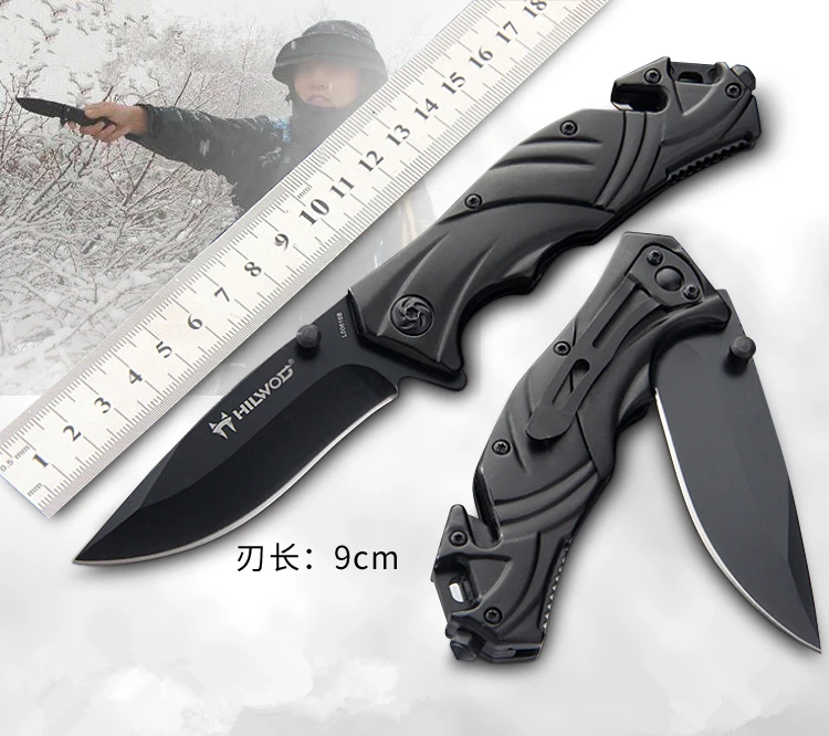Folding Blade Stainless Steel Multifunction Army Tactical Knives Outdoor Camping Survival Hand font b Tool b