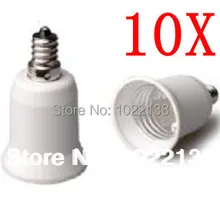 10 шт. E12 для E26 держатель лампы конвертер Led гнездо адаптера лампочка лампа адаптер с номер для отслеживания