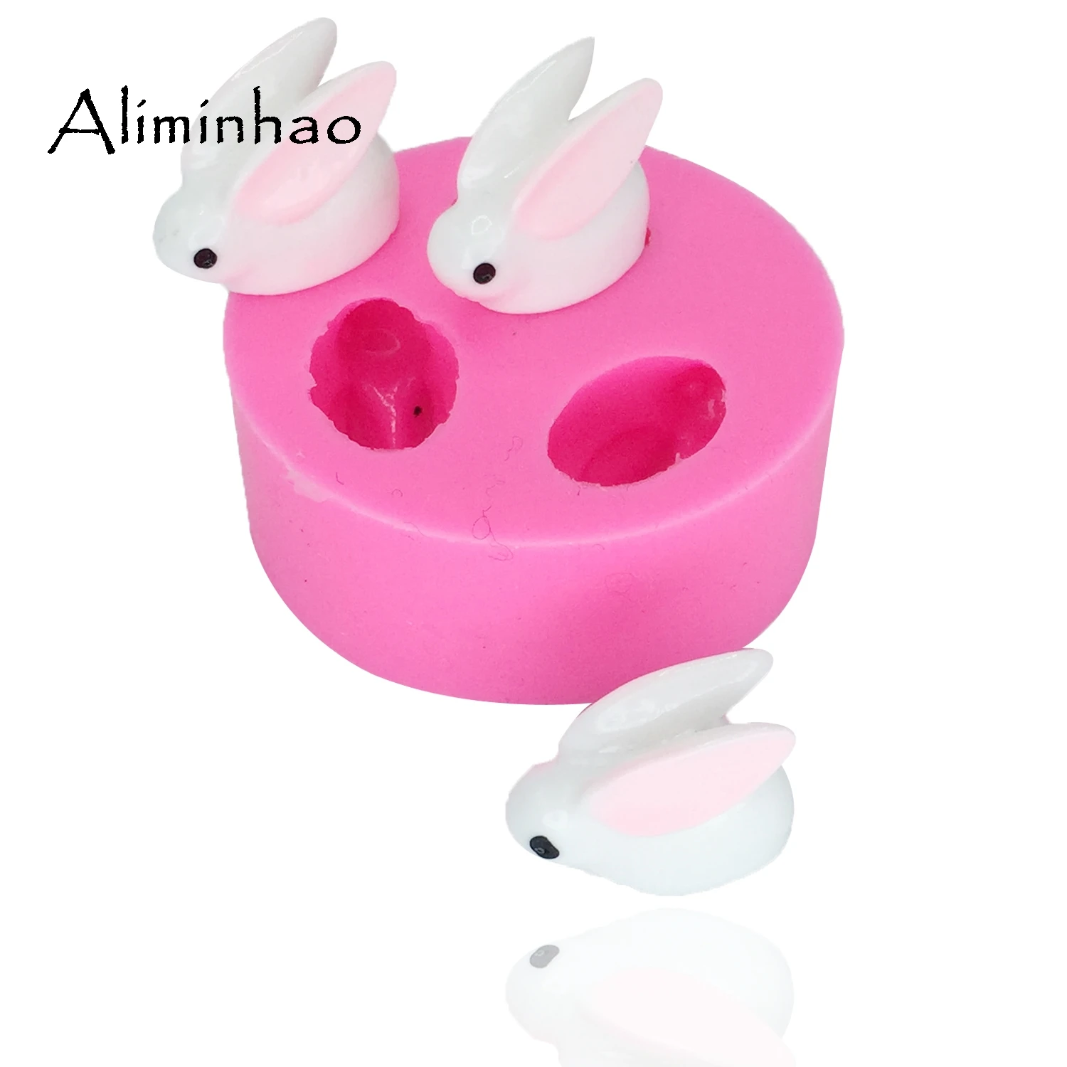 

DY0006 Easter rabbit DIY Silicone Mold Sugarcraft dessert Candy Chocolate Molds Fondant Cake Decorating Tools