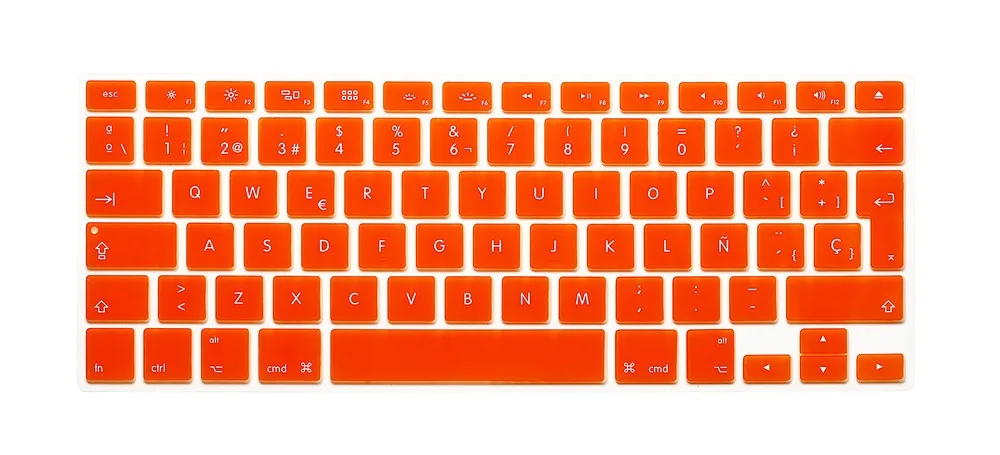 RYGOU ЕС Великобритания испанские буквы клавиатура чехол для Macbook Air Pro retina 13 15 ноутбук защитная пленка наклейки для Mac book 13"