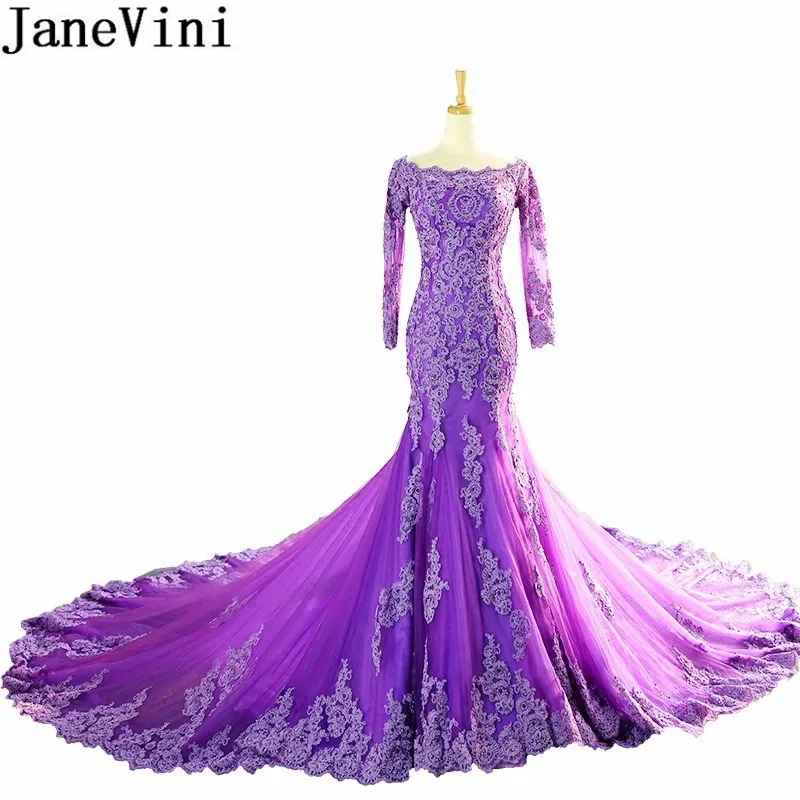 purple mermaid dress