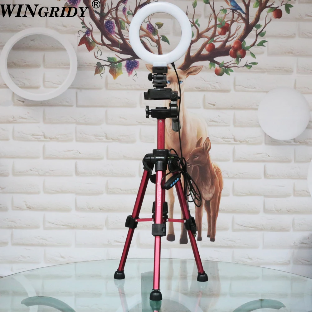 WINGRIDY Профессиональный штатив для камеры штатив для Canon Nikon sony DSLR камера видеокамера миниатюрный крючок для рыбалки живой Штатив для телефона камеры