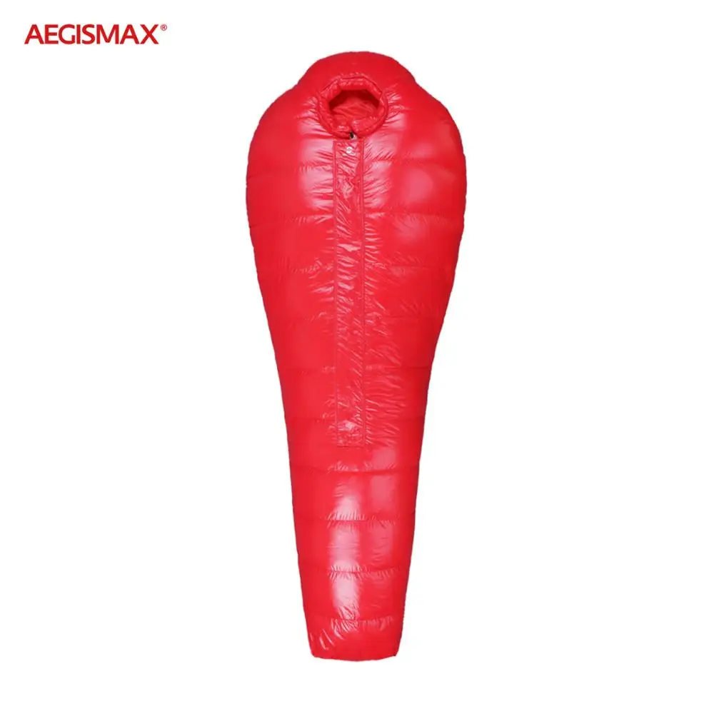 AEGISMAX A800/A1000 серии Открытый Кемпинг Туризм супер гусиный пух утолщаются держать теплый Мумия спальный мешок 800FP