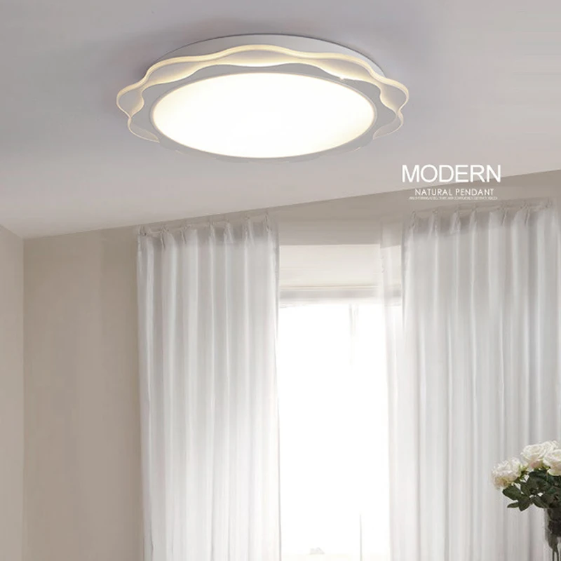 

LED Ultra-thin Ceiling Lights Double layer Remote dimming Bedroom dining room Surface Mounted Ceiling Lamp fixture lamparas