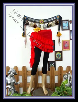 

Transparent thin Tribal belly dance hip over scarf BL199-206