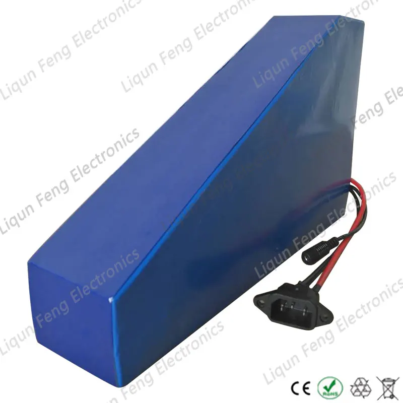 Excellent Free Bag High Quality 48V 29AH 2000W Electric Bike Battery 48V 29AH Triangle Lithium Battery use Panasonic 2900MAH cell 50A BMS 2