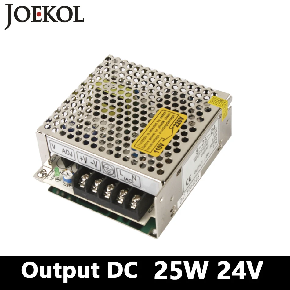

Mini DC switching power supply 25W 24V 1A Single Output voltage converter AC110V/220V to DC 24V for LED Strip