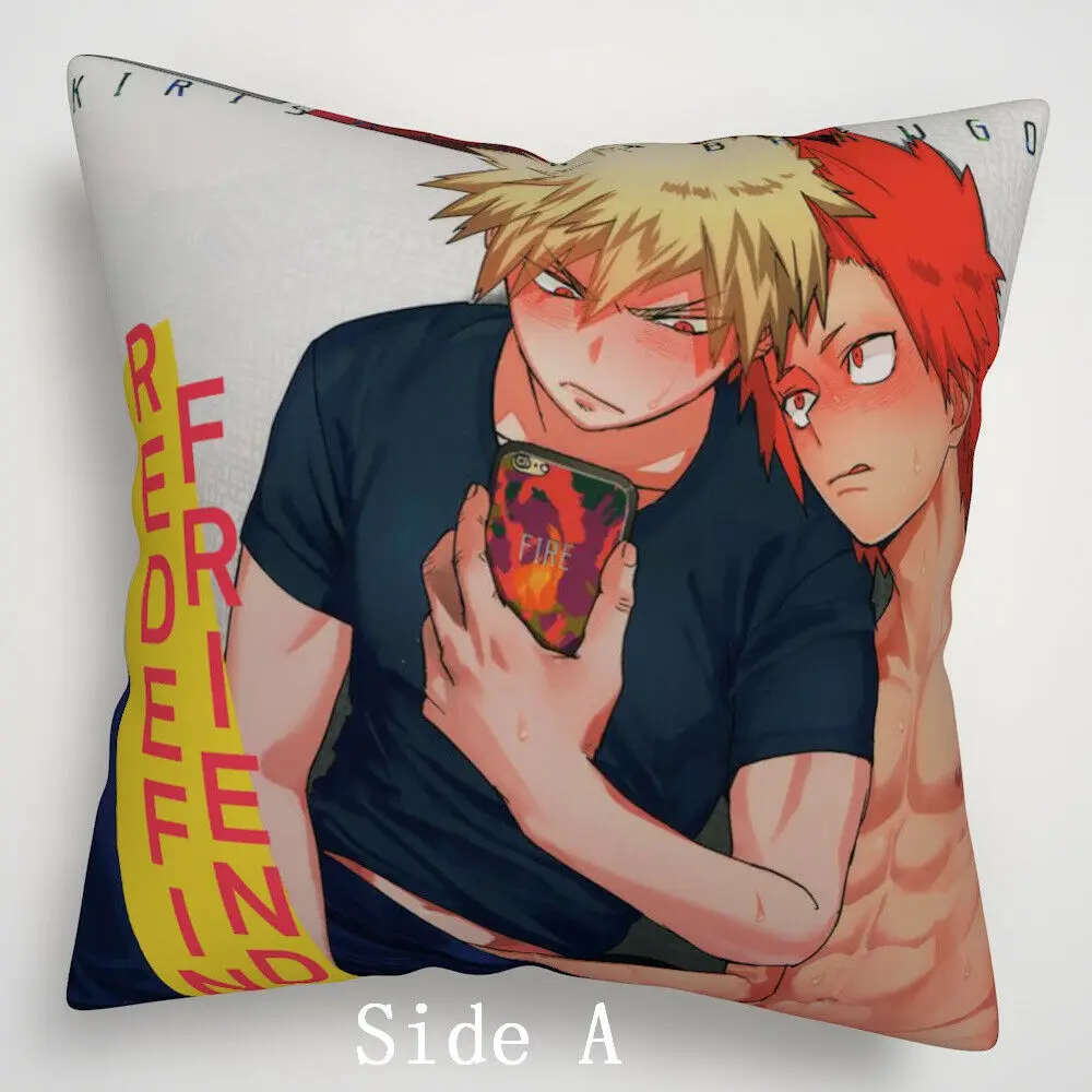 Boku No Hero academic Bakugou Аниме Манга Двусторонняя Подушка Чехол для подушки