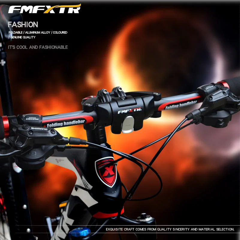 FMFXTR быстроскладные велосипедные Рули из сплава для велосипеда MTB дорожный