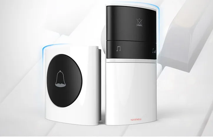 

BA Accessories Door bell self electric-generated, wireless, GWM01AN, long distance control, water proof