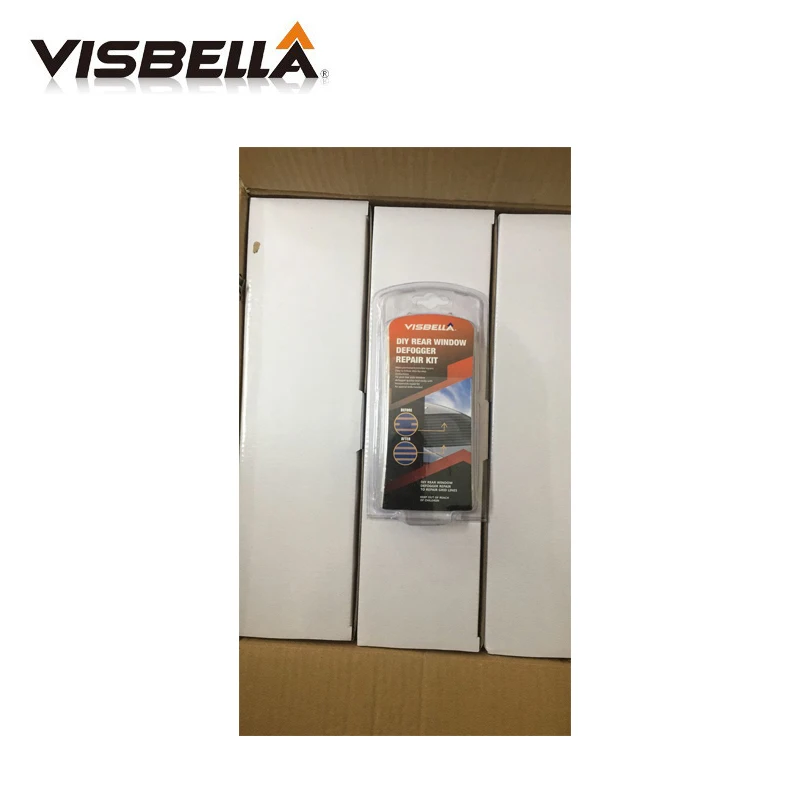 VISBELLA 72Kit/картонный дефектоскоп для заднего стекла, ремонт царапин, сломанных линий сетки, фиксация задних автомобильных стекол, гладкие плоские поверхности