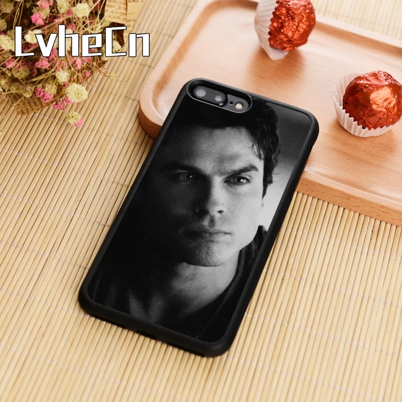 LvheCn Дневники вампира Деймон Сальваторе чехол для телефона iPhone 5 6s 7 8 plus 11 pro X XR XS max
