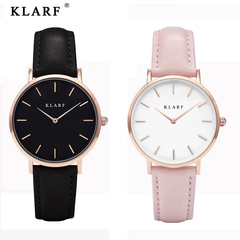 

2019 New Luxury klarf Jewelry Ladies Quartz Watch Dress Fashion Casual Women Watches Roman Numerals Bracelets Watches