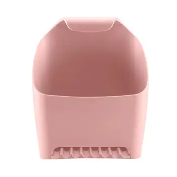 

Hanging Toothbrush Holder Punch-free Gargle Cup Holder Toothbrush Organizer Stand Rack Case for Home Bathroom (Pink)