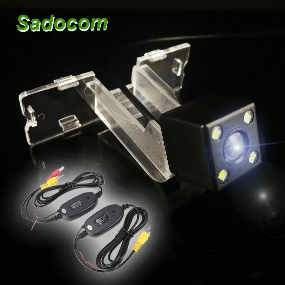HD Автомобильный CCD 4 LED ночного видения заднего вида для автомобиля запасная