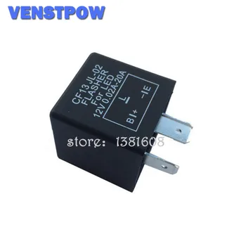 

3 Pin CF13 JL-02 Electronic Car Flasher Relay to Fix LED Light Turn Signal Hyper Flash Blinking Light