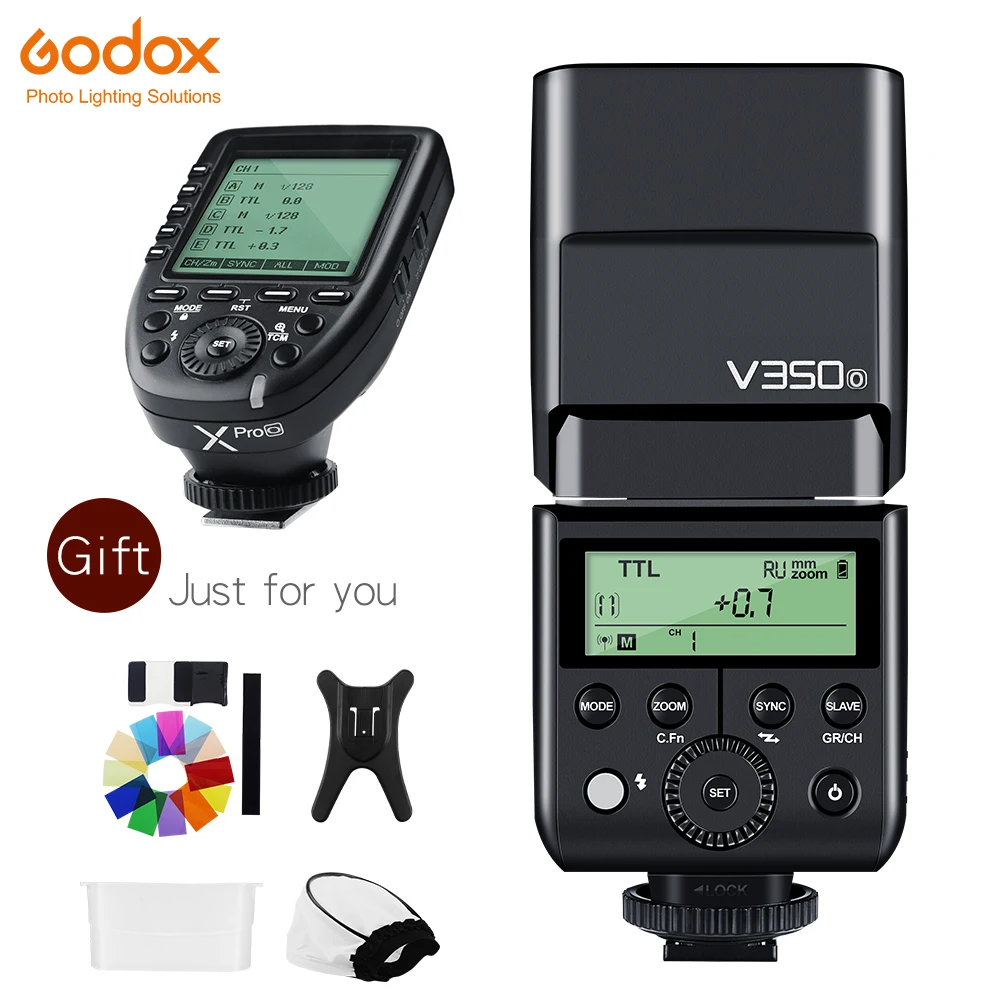 In Stock Godox V350O TTL HSS 1/8000s GN36 0.1s~1.7s