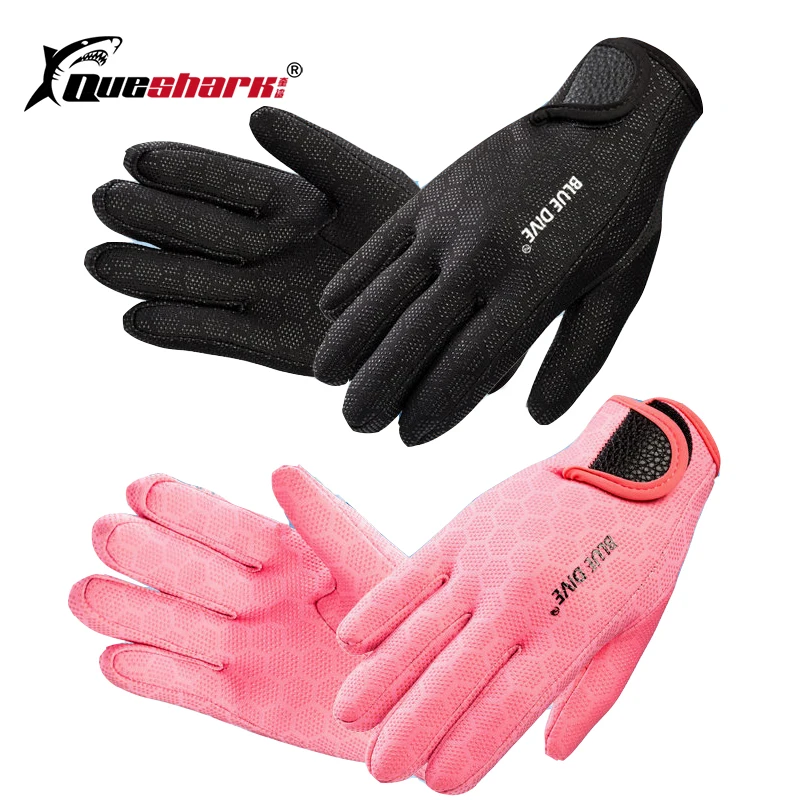 

1.5mm Neoprene Anti-scratch Scuba Diving Swimming Gloves with Nylon Tape for Winter Warm Swimming Diving Surfing Snorkeling