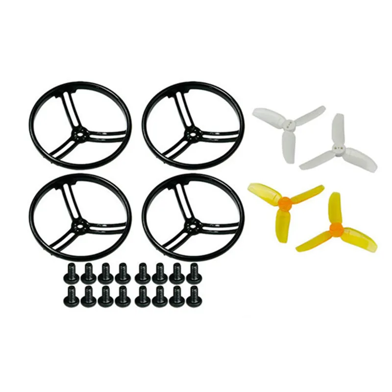 

Ormino 4 PCS Kingkong 2.8 Inch Propeller Protective Guard All Surround with 4 Pairs 2840 Propeller RC quadcopter multicopter kit