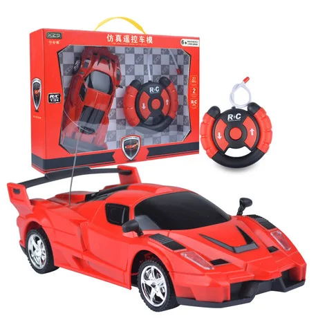 Remote Control Cars Children toy Simulation steering wheel 1:24 remote control model toy electric children remote control car