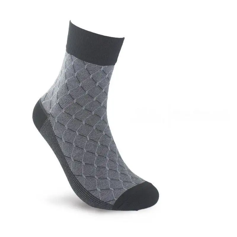 10 шт. = 5 пар/лот, мужские Модные Повседневные носки из бамбукового волокна, удобные мужские носки высокого качества, деловые носки - Цвет: 5
