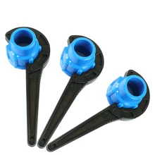 PE быстрая Соединительная труба замок гайка специальный ключ Трехходовой прямой фитинги для локтя