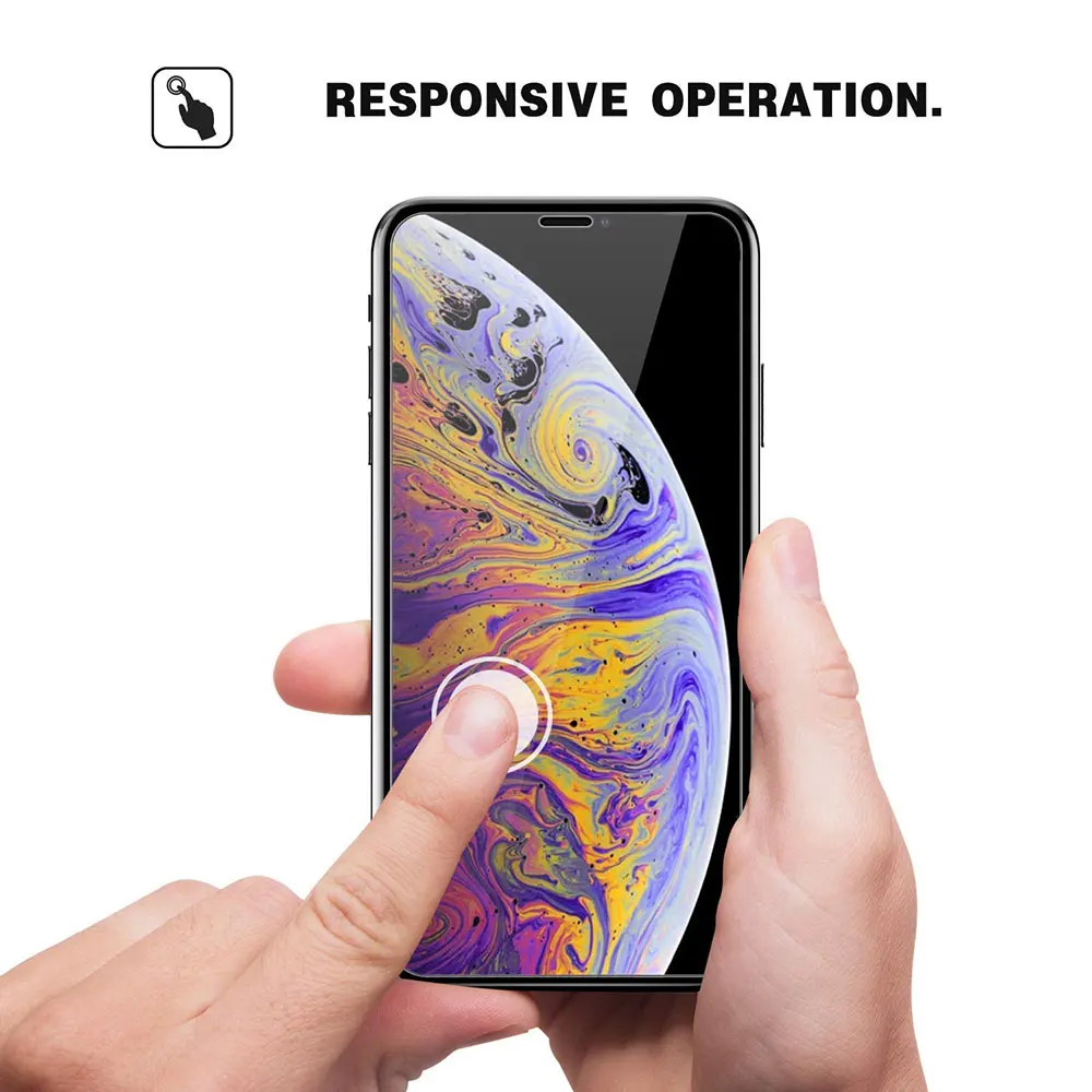 Ascromy 3 шт для iPhone XS Max защита экрана закаленное стекло 2.5D 9H Защитная пленка для iPhone X S XR XSmax 10 11 Pro Max Защита экрана протектор verre trempe