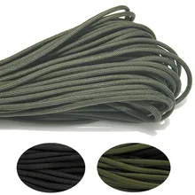 550 Паракорд парашютный шнур веревка для скалолазания веревка для палатки 7 нитей шнур для ножа браслет для выживания Паракорд для походов и кемпинга
