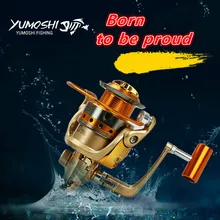 Рыболовная Катушка YUMOHSHI ВЧ Провода Линии Колеса Бегать Азии Круглый Рыбалка Плот Колесо цельнометаллический Рокер катушка рыболовная